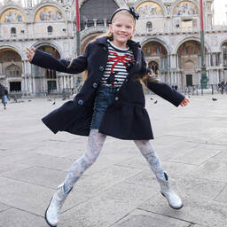 Monnalisa Шик-Teen Girls Blue Denim Skirt | Childrensalon Outlet