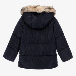 Monnalisa-Синий пуховик для подростков | Childrensalon Outlet