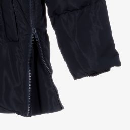 Monnalisa-Синий пуховик для подростков | Childrensalon Outlet