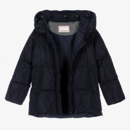 Monnalisa-Синий пуховик для подростков | Childrensalon Outlet