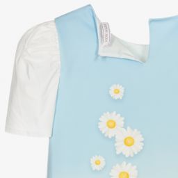 Monnalisa-Голубое платье с Твити для подростков | Childrensalon Outlet