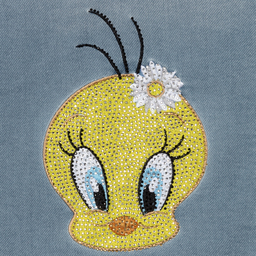 Monnalisa-Teen Girls Blue Tweety Jacket | Childrensalon Outlet