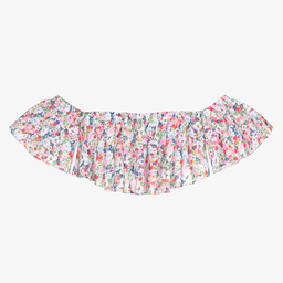 موناليزا-توب تينز بناتي قطن فوال بطبعة ورود | Childrensalon Outlet