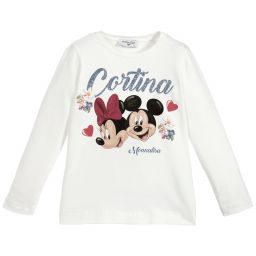 موناليزا-Teen Girls Ivory Disney Top | Childrensalon Outlet