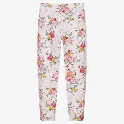 Monnalisa-Teen Girls Ivory Leggings | Childrensalon Outlet