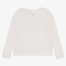 Monnalisa-Teen Girls Ivory Looney Tunes Top | Childrensalon Outlet