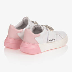 Monnalisa-Teen Girls Leather Trainers | Childrensalon Outlet