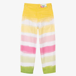 Monnalisa-Джинсы в разноцветную полоску | Childrensalon Outlet