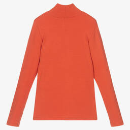 Monnalisa-Оранжевый топ из вискозы для девочек-подростков | Childrensalon Outlet