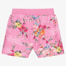 Monnalisa-Розовые шорты с цветами для девочек-подростков | Childrensalon Outlet