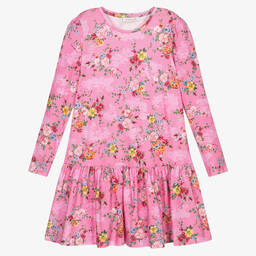 Monnalisa-Розовое платье из джерси для девочек-подростков | Childrensalon Outlet
