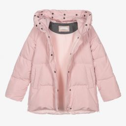 Monnalisa-Розовый пуховик для подростков | Childrensalon Outlet