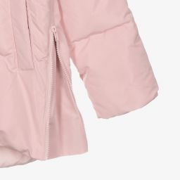 Monnalisa-Розовый пуховик для подростков | Childrensalon Outlet