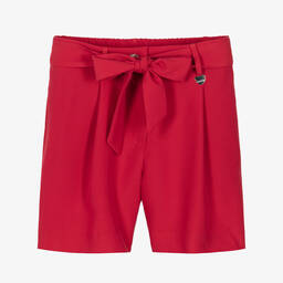 Monnalisa-Teen Girls Red Shorts | Childrensalon Outlet