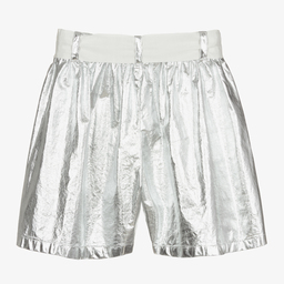 Monnalisa Chic-شورت تينز بناتي لون فضّي | Childrensalon Outlet