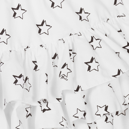 Monnalisa-Teen Girls White Cotton Skirt | Childrensalon Outlet