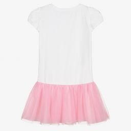 Monnalisa-Белое платье для девочек-подростков | Childrensalon Outlet