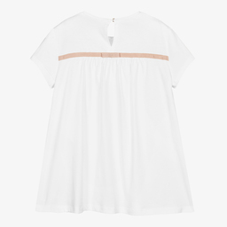 Monnalisa-Белая футболка для подростков | Childrensalon Outlet