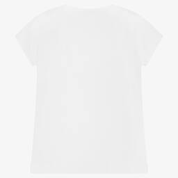 Monnalisa-Белая футболка для девочек-подростков | Childrensalon Outlet