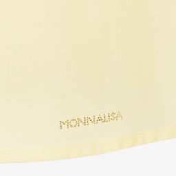 Monnalisa-Teen Girls Yellow Ruffle Dress | Childrensalon Outlet