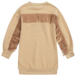Monnalisa-Teen Gold Disney Dress | Childrensalon Outlet