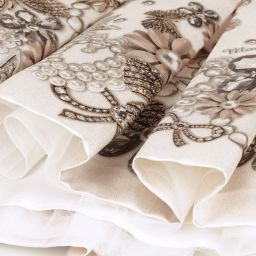 Monnalisa-Teen Ivory Butterfly Skirt | Childrensalon Outlet