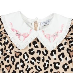Monnalisa-Teen Leopard Print Dress  | Childrensalon Outlet