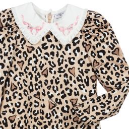 Monnalisa-Teen Leopard Print Dress  | Childrensalon Outlet