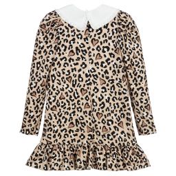 Monnalisa-Teen Leopard Print Dress  | Childrensalon Outlet
