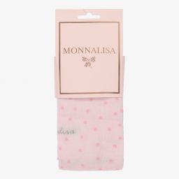 Monnalisa-Розовые хлопковые колготки для подростков | Childrensalon Outlet