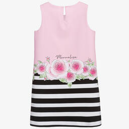 Monnalisa-Розовое платье с Дейзи Дак для подростков | Childrensalon Outlet