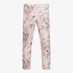 Monnalisa-Teen Pink Floral Leggings | Childrensalon Outlet