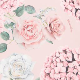 Monnalisa Шик-Розовое платье-шифт с цветочным рисунком для подростков | Childrensalon Outlet