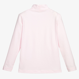 Monnalisa-Розовый топ с высоким воротником для подростков | Childrensalon Outlet