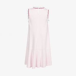 Monnalisa-Розовое платье с брошью-розой для подростков | Childrensalon Outlet