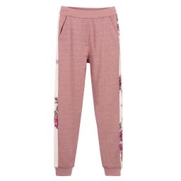 Monnalisa-Teen Sparkly Pink Joggers | Childrensalon Outlet