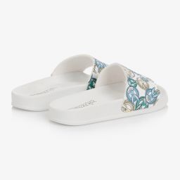 Monnalisa-Teen White Bugs Bunny Sliders | Childrensalon Outlet