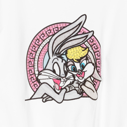 Monnalisa-Teen White Bugs Bunny Top | Childrensalon Outlet