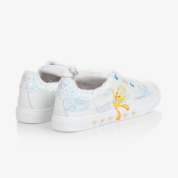 Monnalisa-Белые кроссовки с Твити для подростков | Childrensalon Outlet