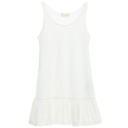 Monnalisa Шик-Vintage Rose Print Mesh Dress | Childrensalon Outlet