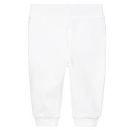 Monnalisa Bebé-White Cotton Joggers | Childrensalon Outlet