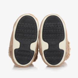 Moon Boot-Бежевые замшевые сапожки для малышей | Childrensalon Outlet