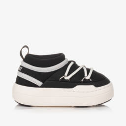 مون بوت-حذاء رياضي أسود عصري للأولاد | Childrensalon Outlet