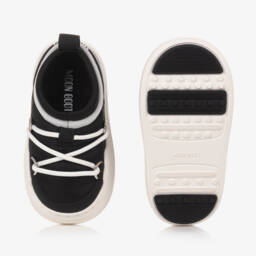 مون بوت-حذاء رياضي أسود عصري للأولاد | Childrensalon Outlet