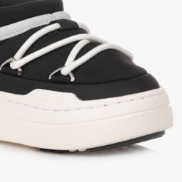 مون بوت-حذاء رياضي أسود عصري للأولاد | Childrensalon Outlet