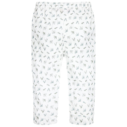 Moon et Miel-Baby Girls Bird Print Trousers  | Childrensalon Outlet
