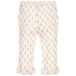 Moon et Miel-Baby Girls Pink & Gold Trousers | Childrensalon Outlet