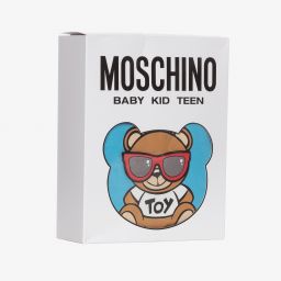 موسكينو Baby-أوفرول رومبر قطن جيرسي لون أزرق للأطفال | Childrensalon Outlet