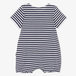 Moschino Малыши-Песочник в синюю полоску с медвежонком | Childrensalon Outlet