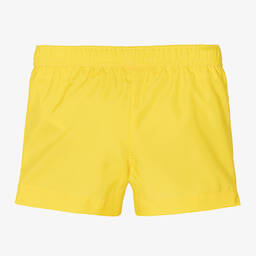 Moschino Baby-شورت سباحة أطفال ولادي لون أصفر | Childrensalon Outlet